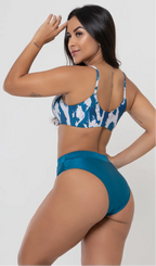 Biquini Top Amarração Frontal + Cós  Bardot  Caelí