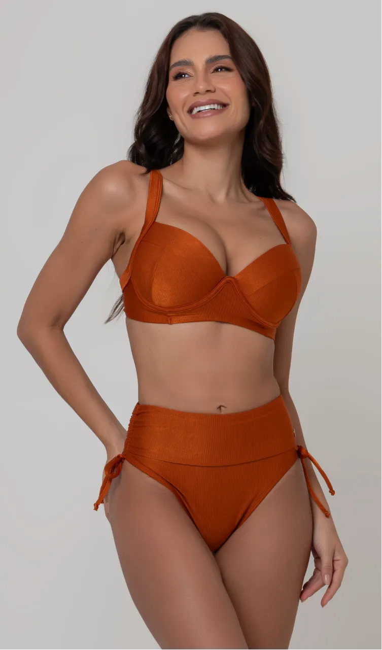 Biquíni Meia Taça + Hot Pant Estrela Do Mar Lux