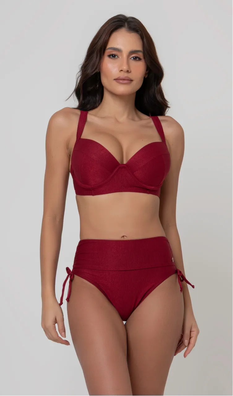 Biquíni Meia Taça + Hot Pant Estrela Do Mar Lux