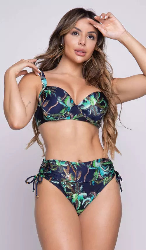 Biquíni Meia Taça + Hot Pant Estrela Do Mar Palmiers