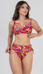 Biquíni Meia Taça + Hot Pant Estrela Do Mar Realeza