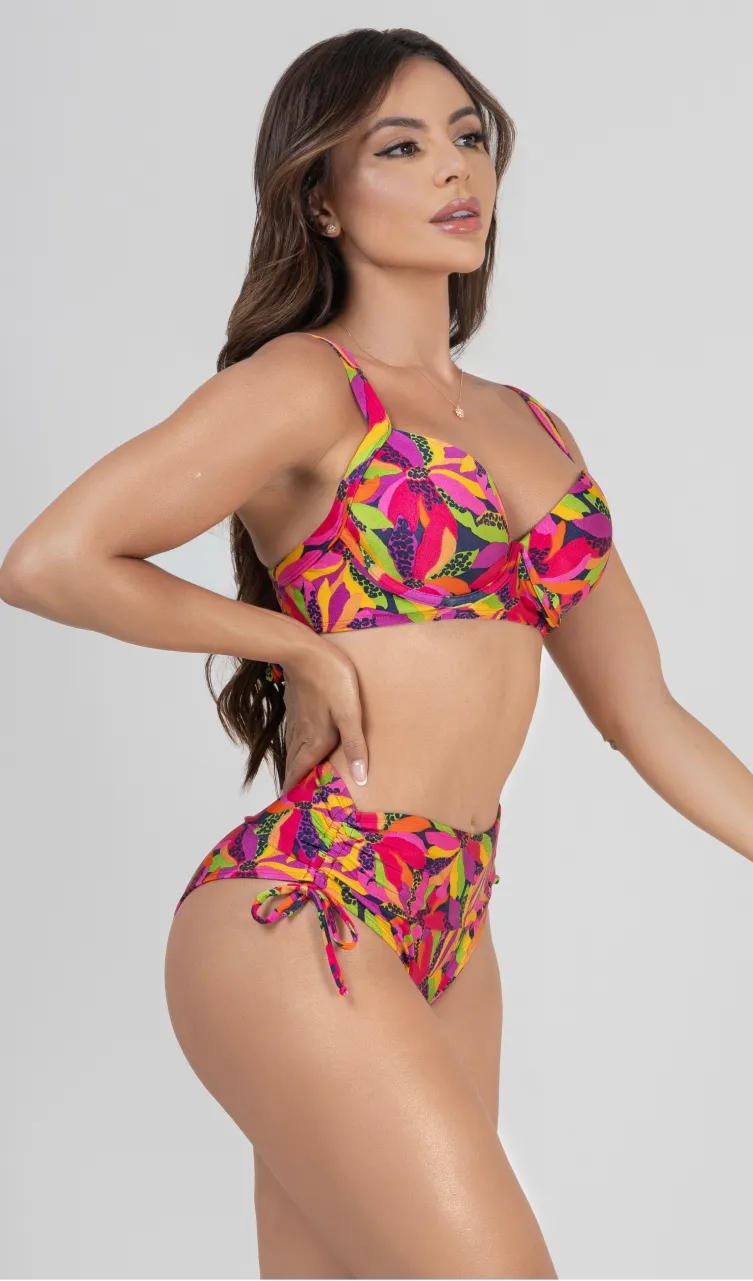 Biquíni Meia Taça + Hot Pant Estrela Do Mar Realeza